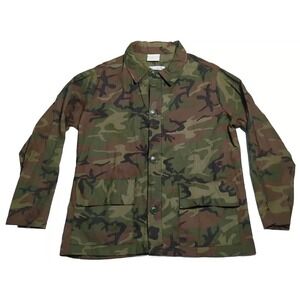 Vintage Chief Brand Camo Camouflage Utility Jacket Men's Size XL